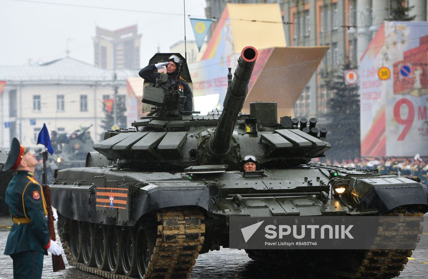 Victory Day celebrations in Russian cities