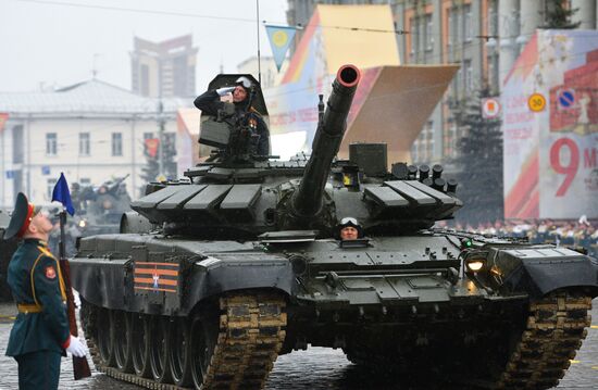 Victory Day celebrations in Russian cities