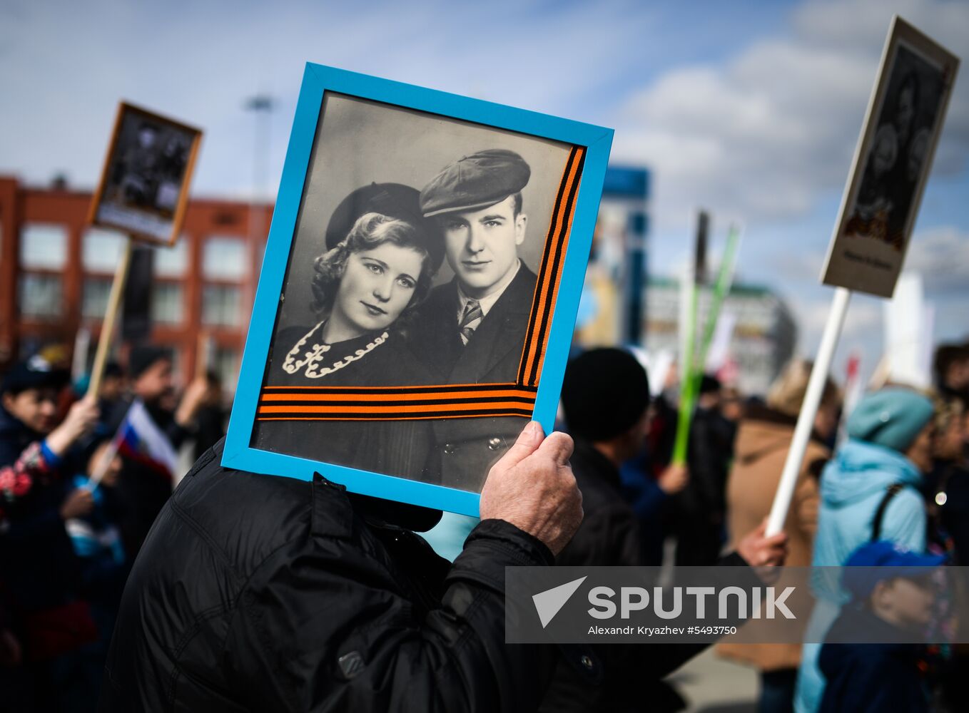 Immortal Regiment event in Russian cities