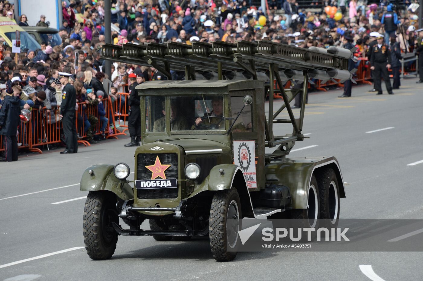 Victory Day celebrations in Russian cities