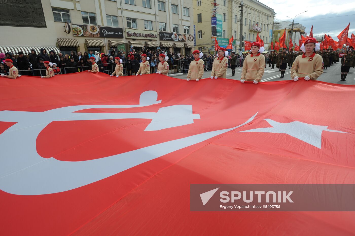 Immortal Regiment event in Russian cities