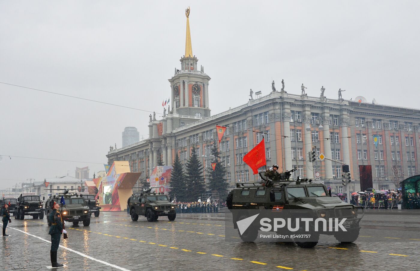 Victory Day celebrations in Russian cities