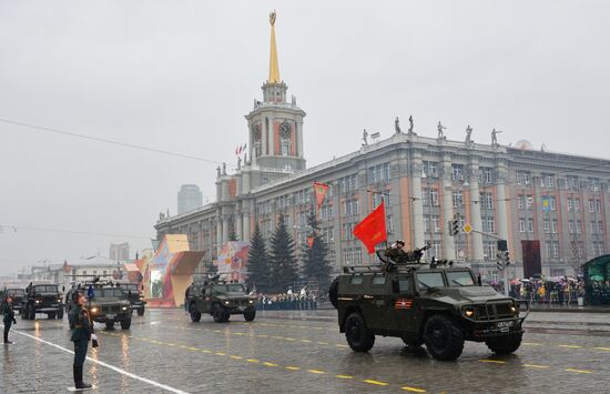 Victory Day celebrations in Russian cities