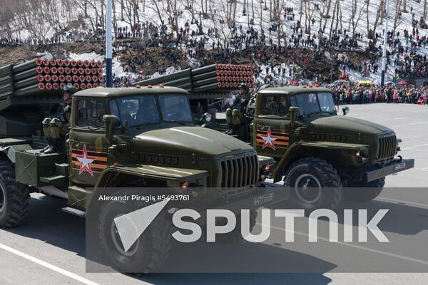 Victory Day celebrations in Russian cities