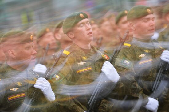 Victory Day celebrations in Russian cities