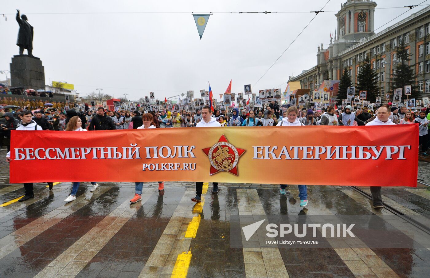 Immortal Regiment event in Russian cities