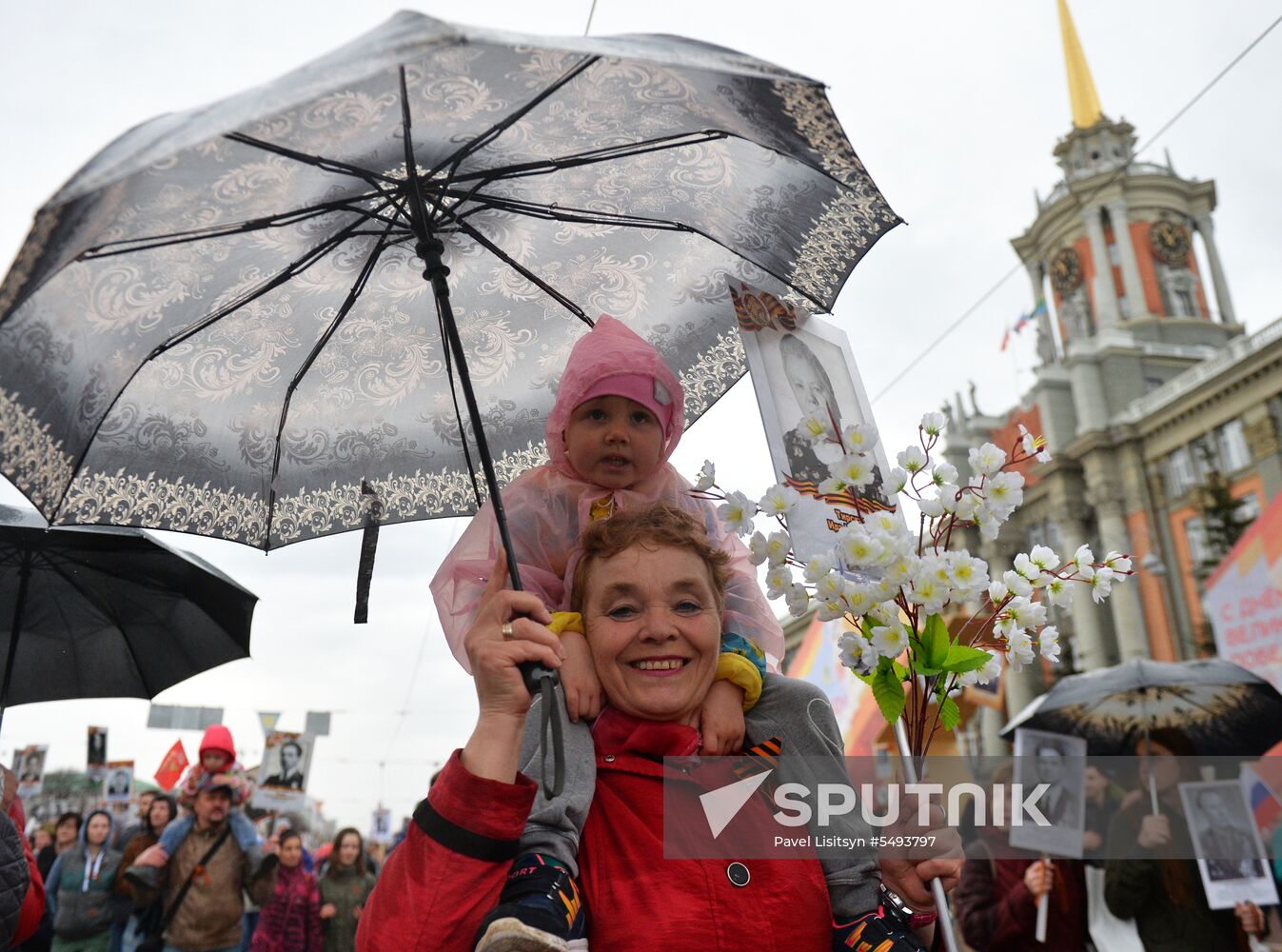 Immortal Regiment event in Russian cities