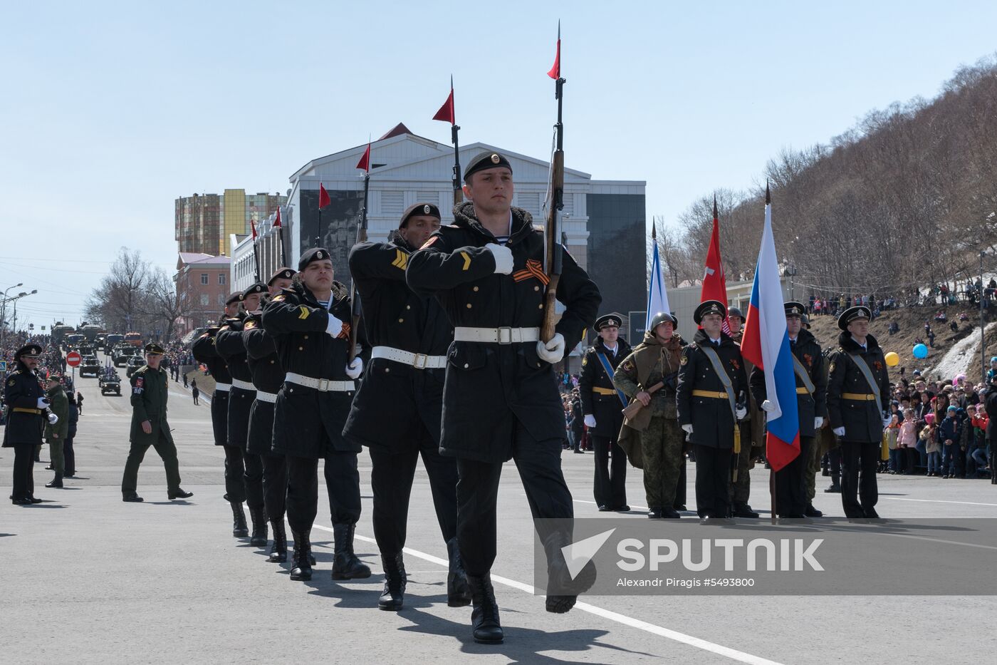 Victory Day celebrations in Russian cities