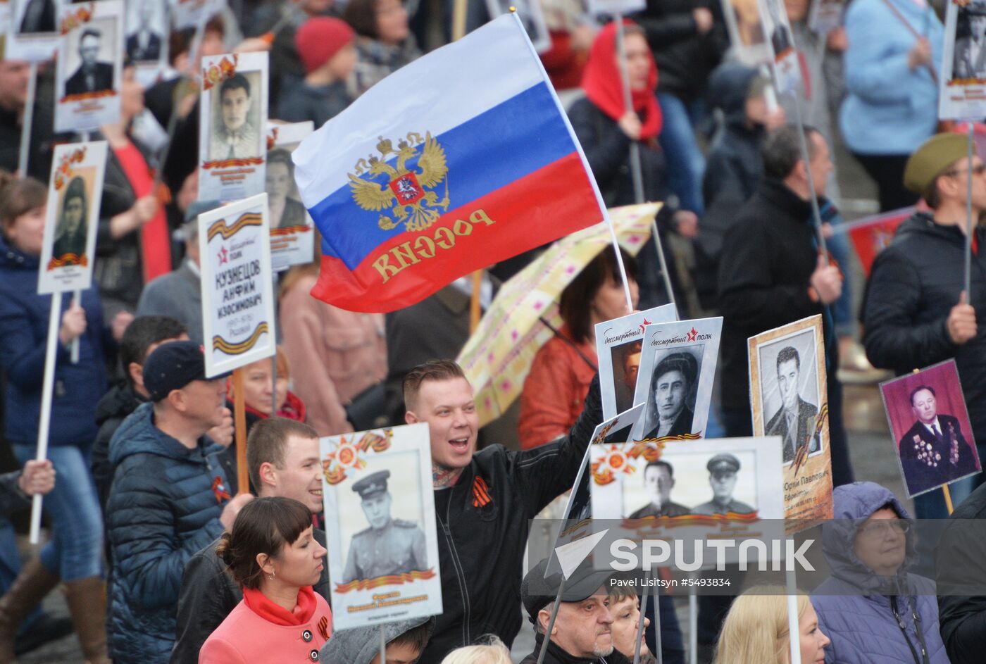 Immortal Regiment event in Russian cities