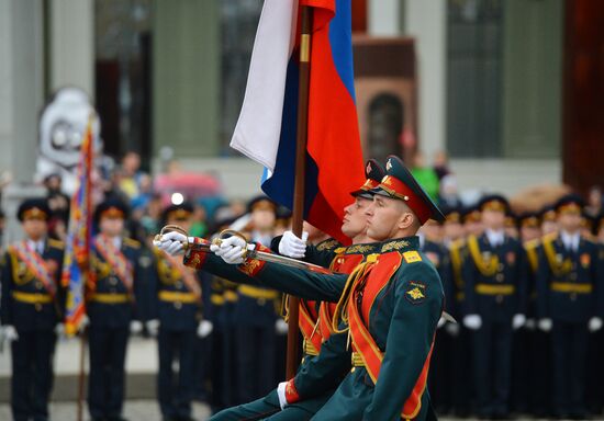 Victory Day celebrations in Russian cities