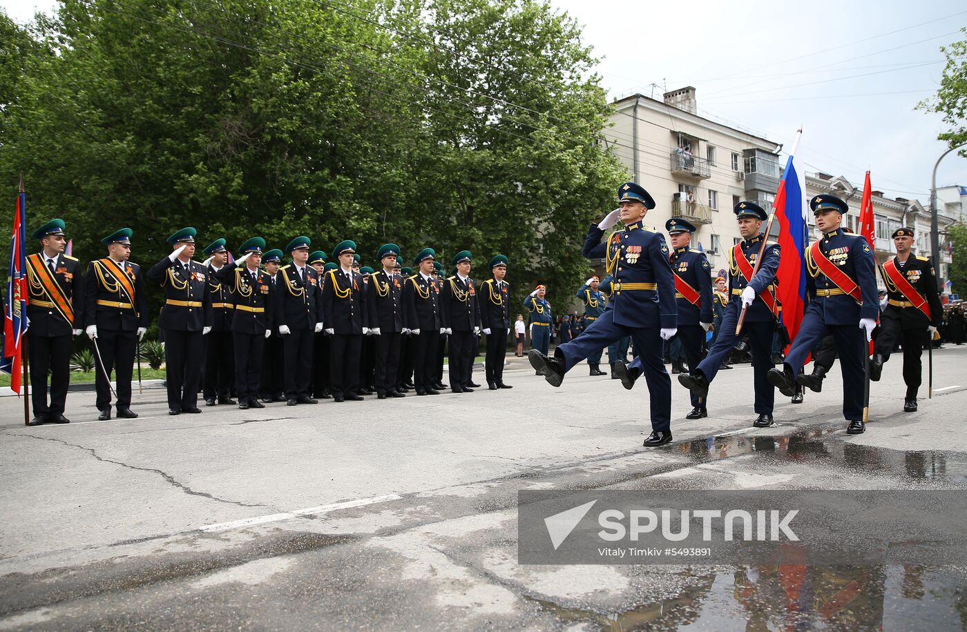 Victory Day celebrations in Russian cities