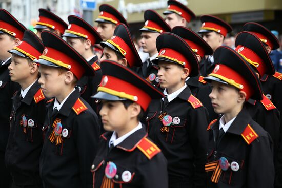 Victory Day celebrations in Russian cities