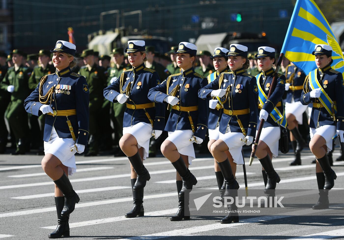 Victory Day celebrations in Russian cities