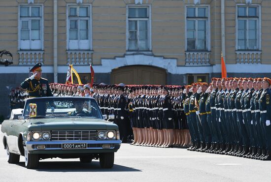 Victory Day celebrations in Russian cities
