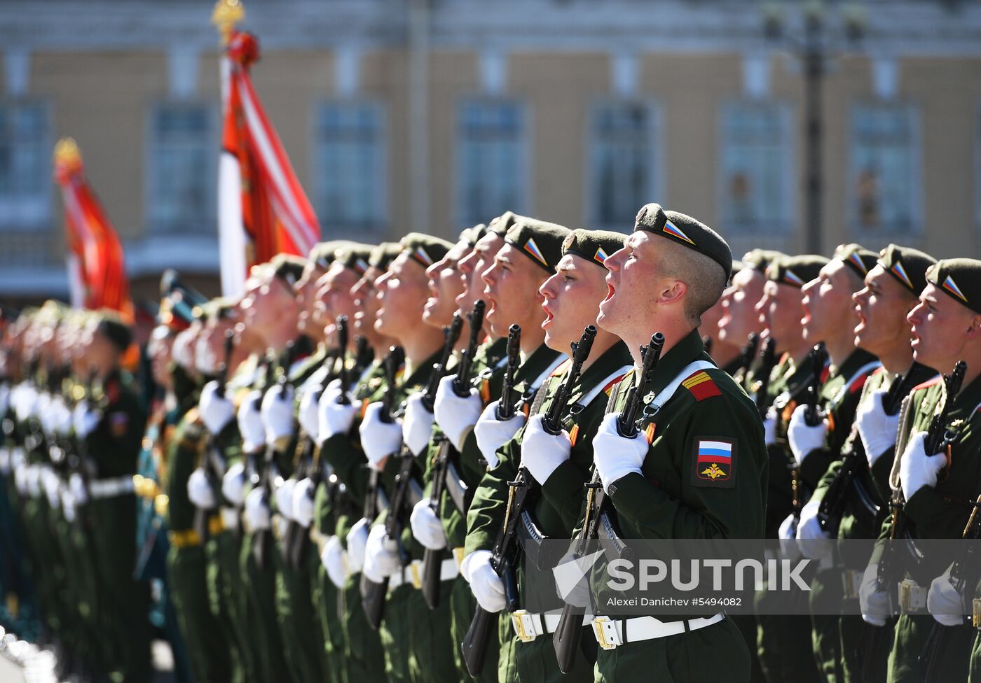 Victory Day celebrations in Russian cities