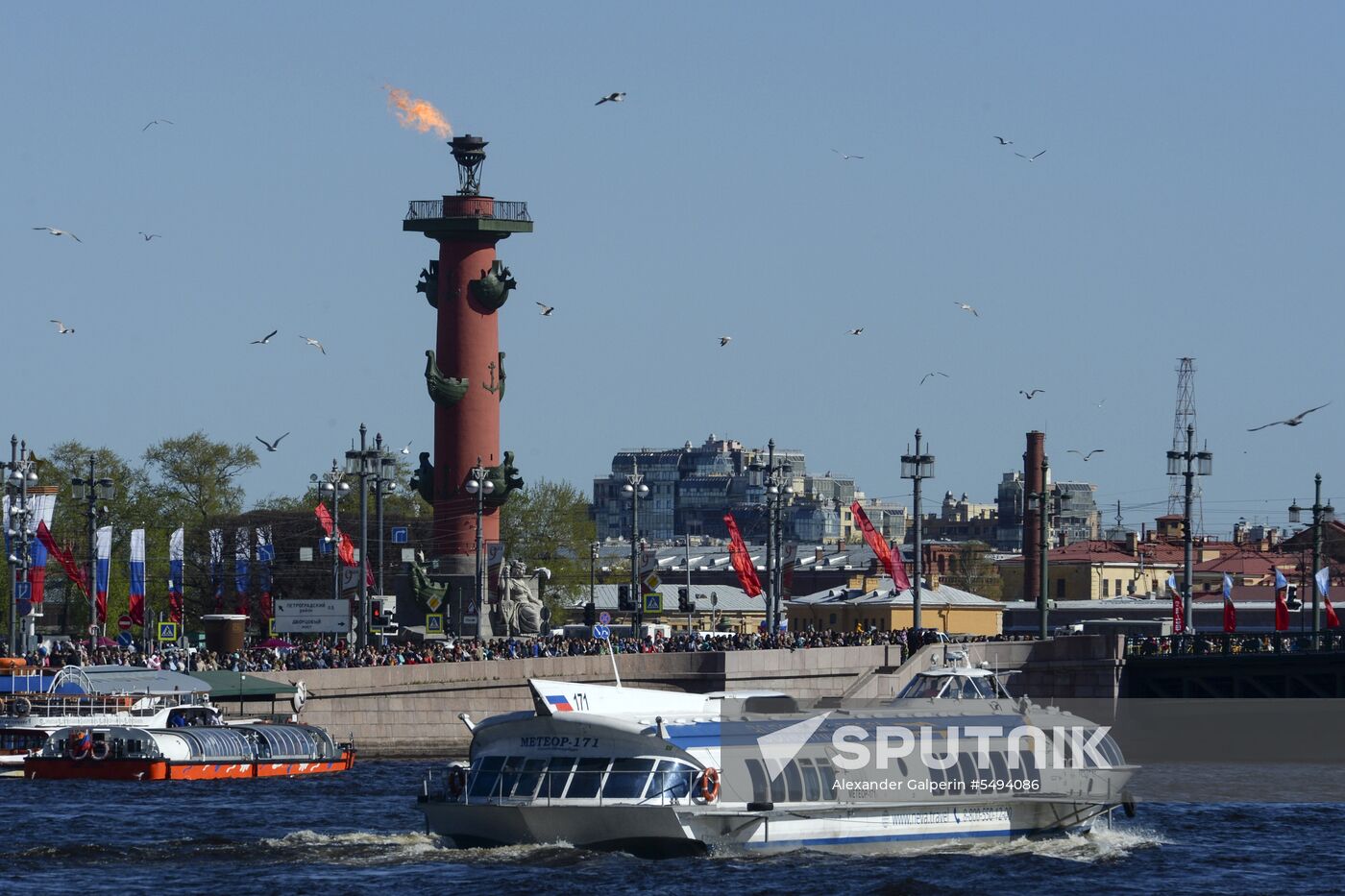 Victory Day celebrations in Russian cities