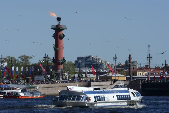 Victory Day celebrations in Russian cities