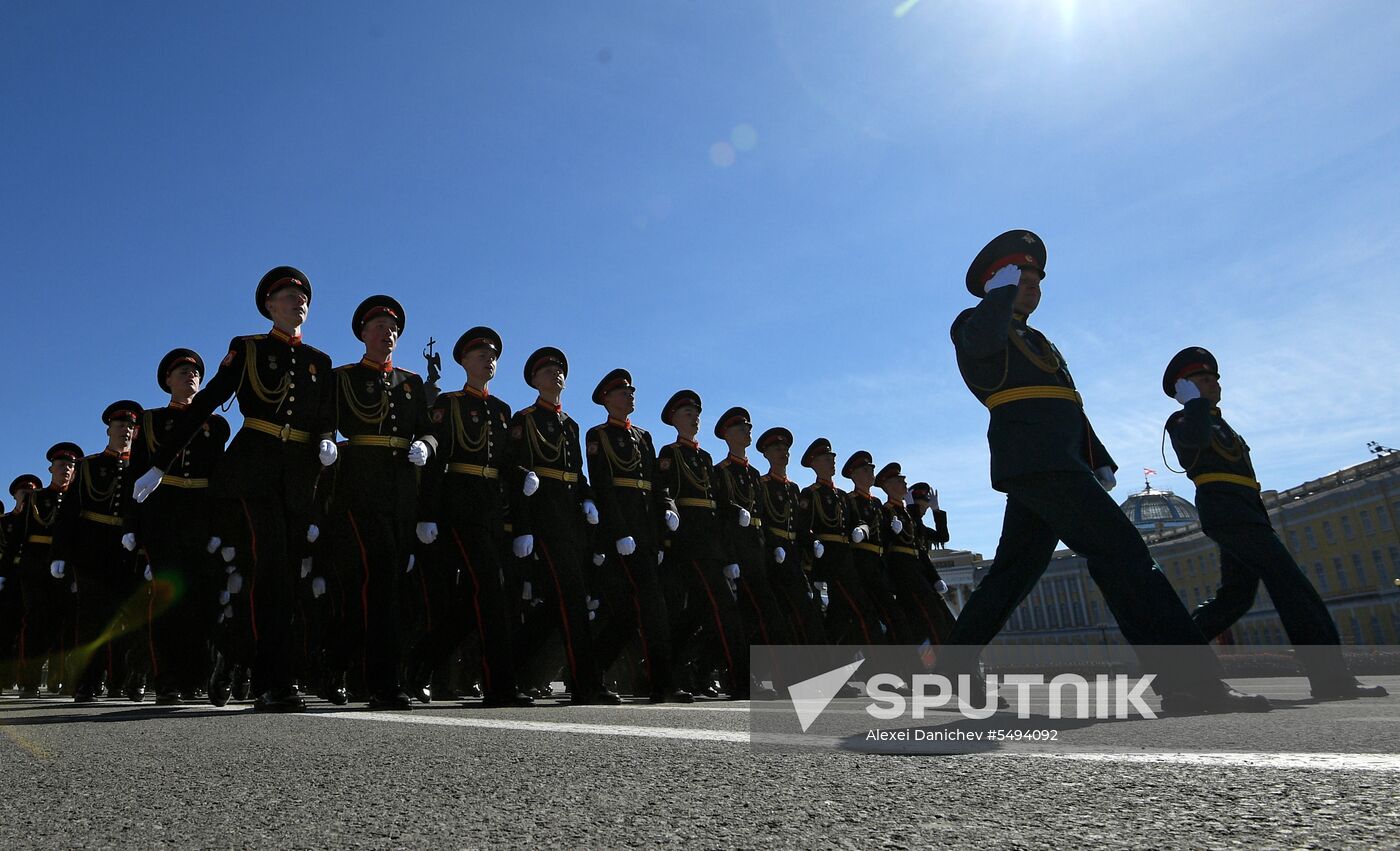 Victory Day celebrations in Russian cities