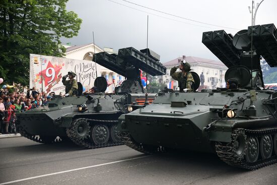 Victory Day celebrations in Russian cities