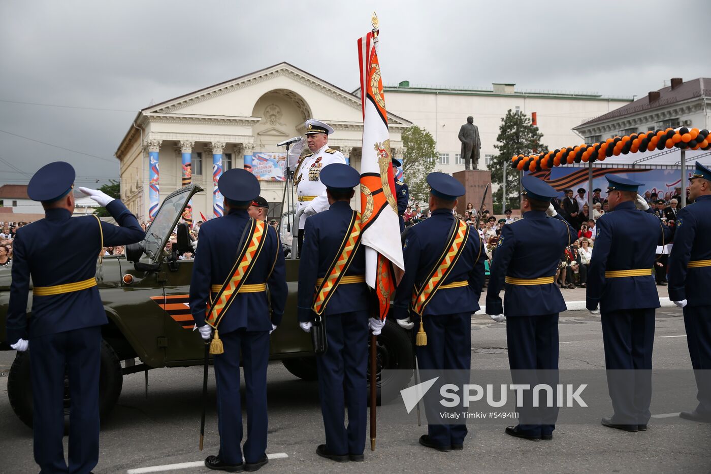 Victory Day celebrations in Russian cities