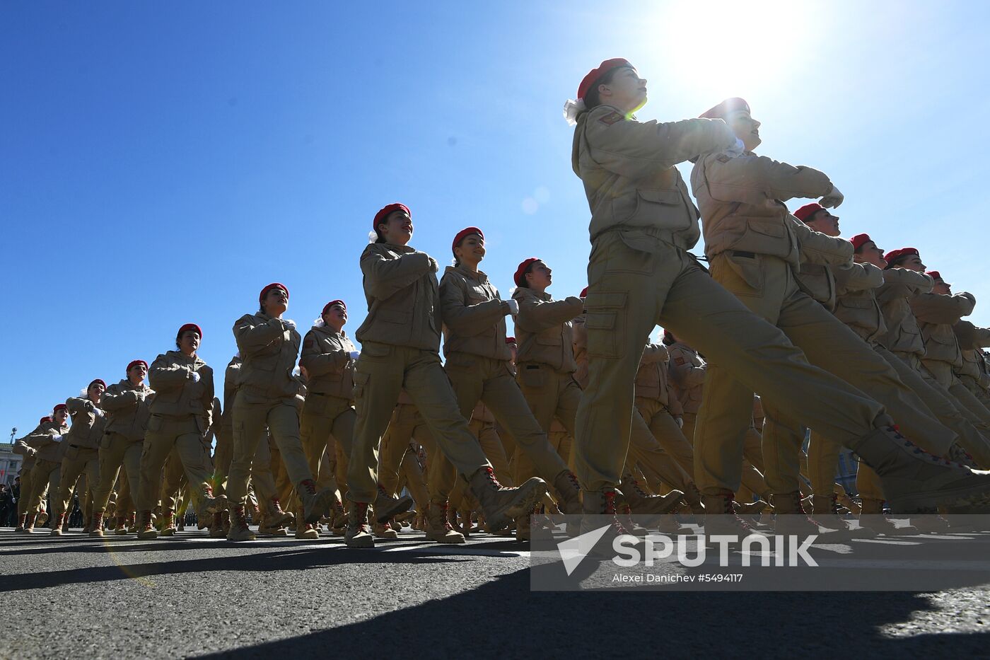 Victory Day celebrations in Russian cities