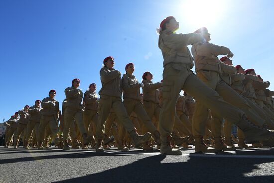 Victory Day celebrations in Russian cities
