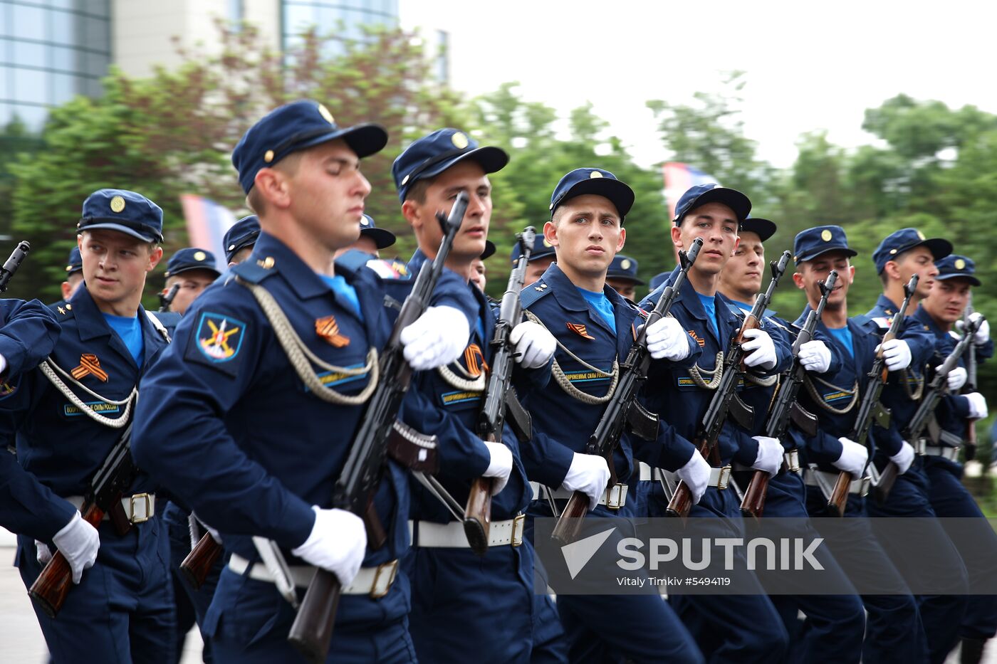 Victory Day celebrations in Russian cities