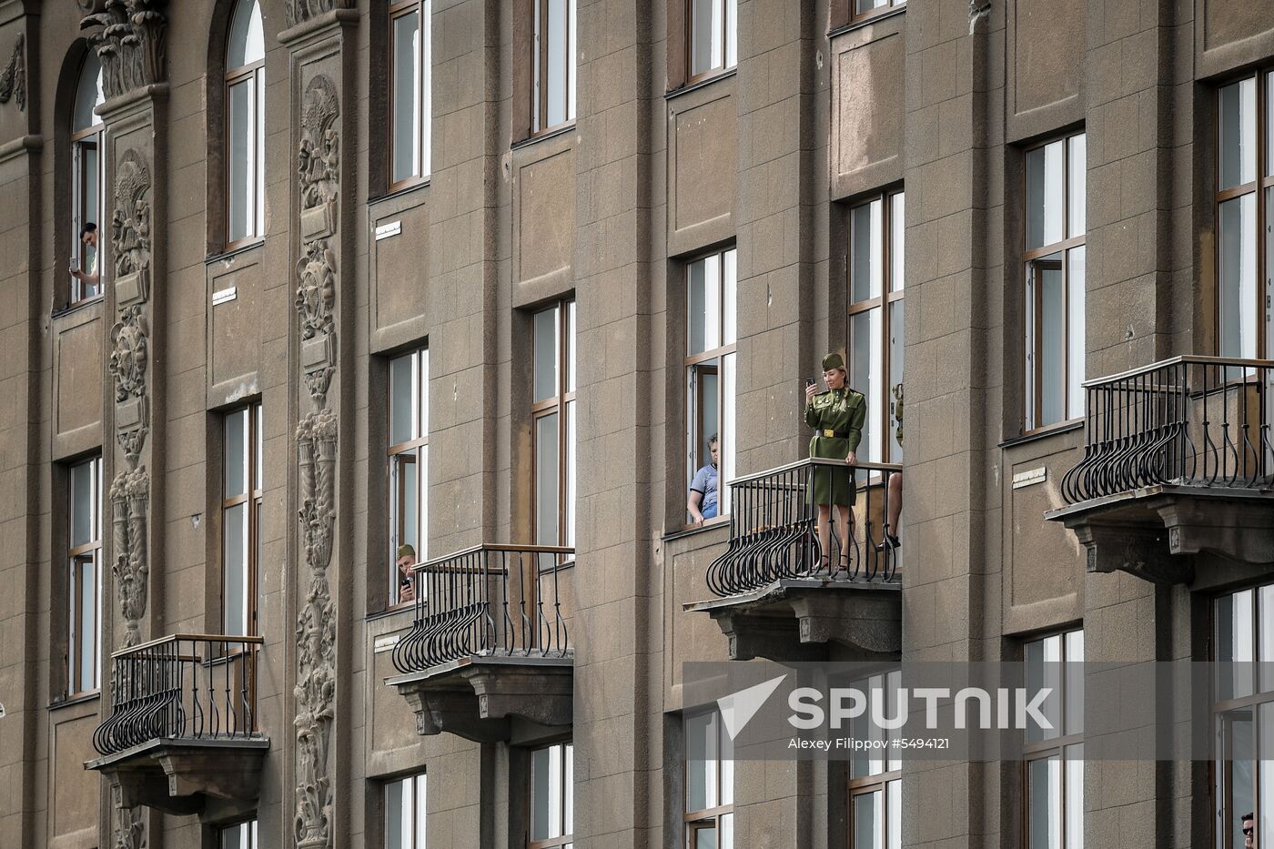 Victory Day celebrations in Russian cities