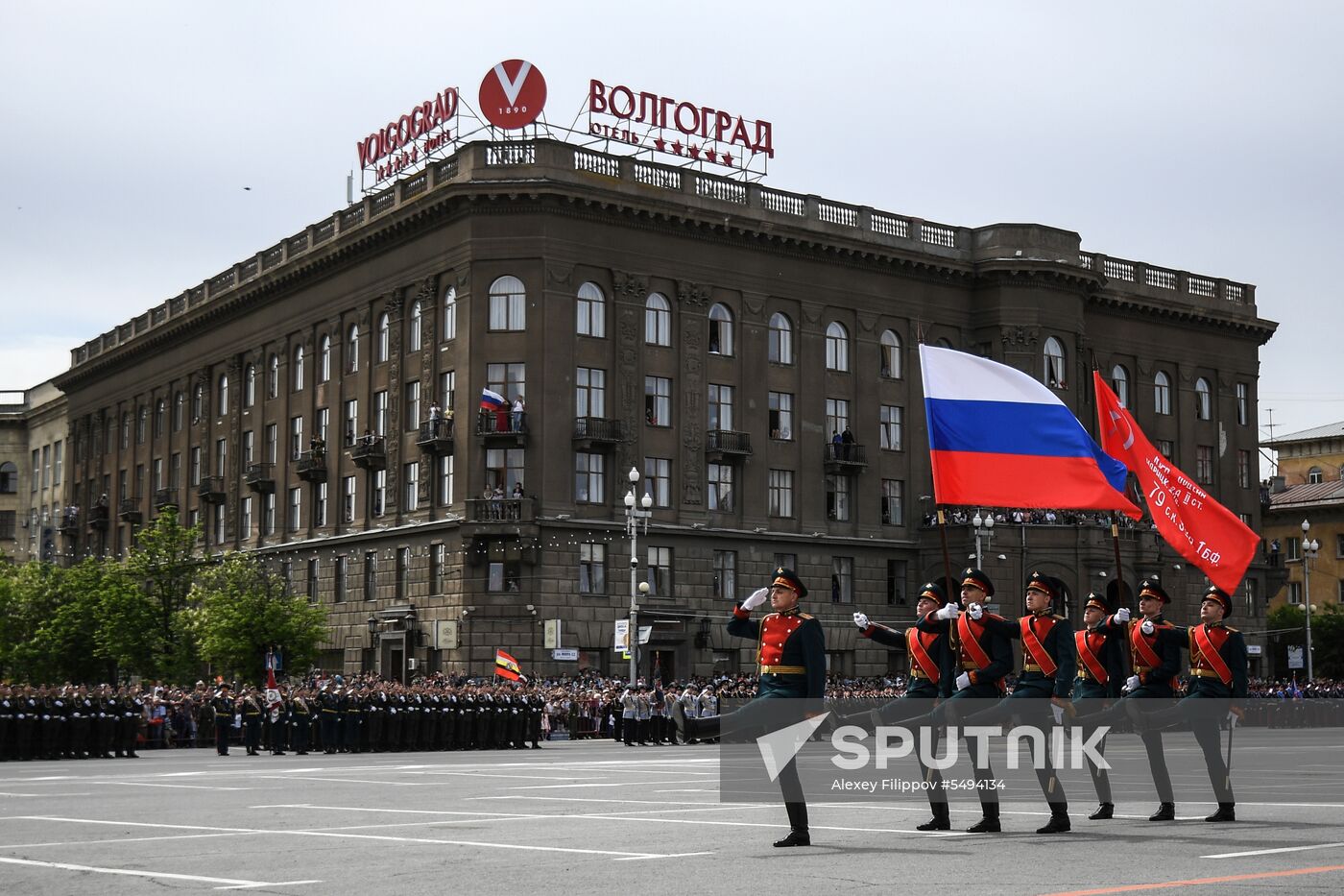 Victory Day celebrations in Russian cities