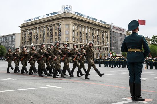 Victory Day celebrations in Russian cities