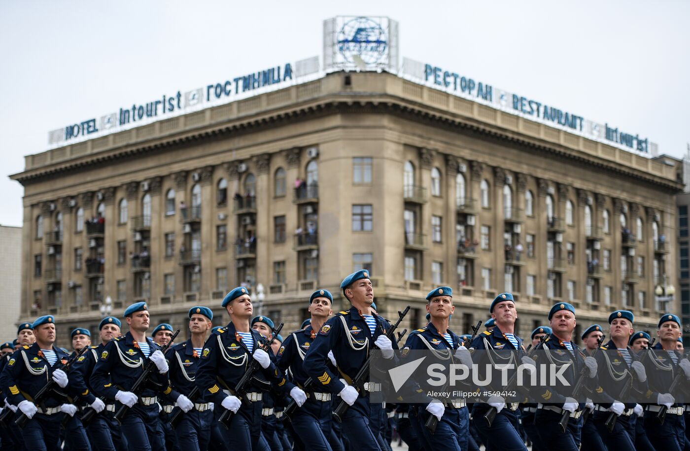Victory Day celebrations in Russian cities