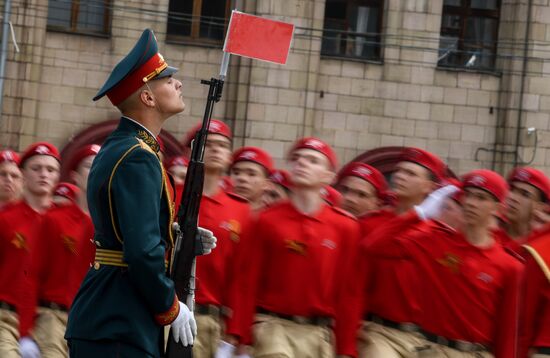 Victory Day celebrations in Russian cities