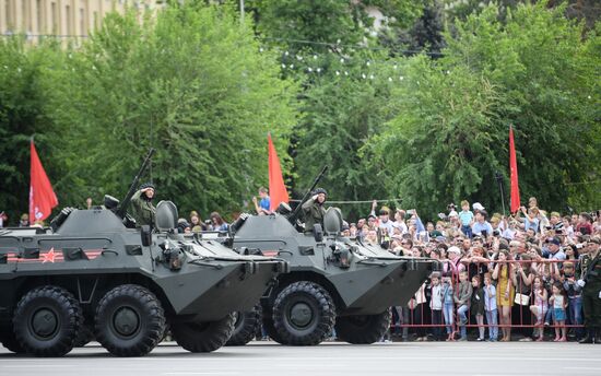 Victory Day celebrations in Russian cities