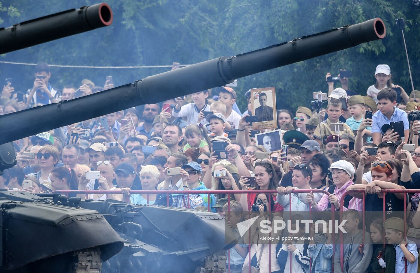 Victory Day celebrations in Russian cities