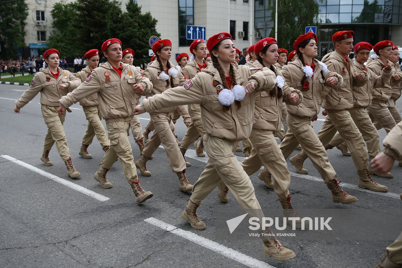 Victory Day celebrations in Russian cities