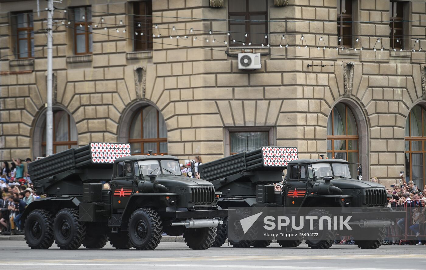 Victory Day celebrations in Russian cities