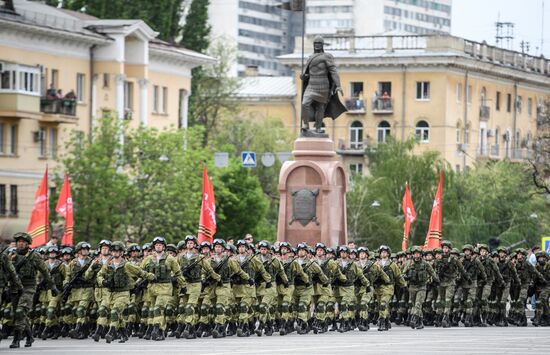 Victory Day celebrations in Russian cities