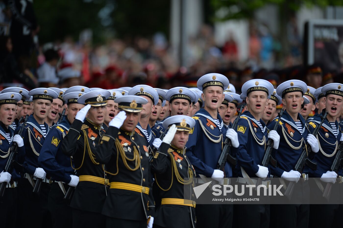 Victory Day celebrations in Russian cities