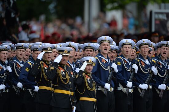 Victory Day celebrations in Russian cities