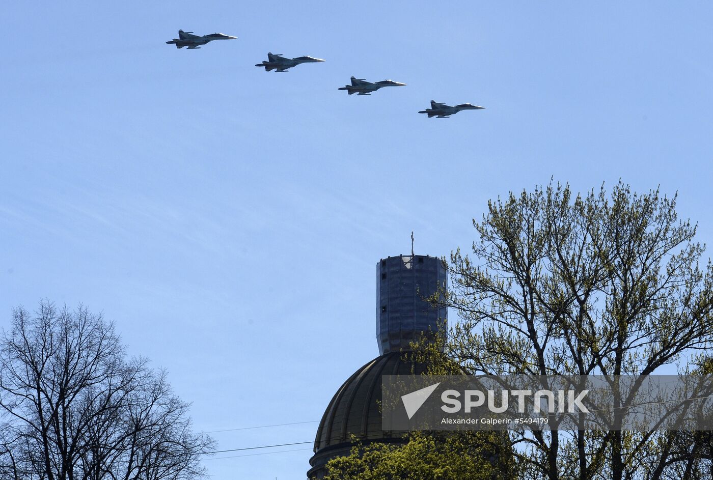 Victory Day celebrations in Russian cities