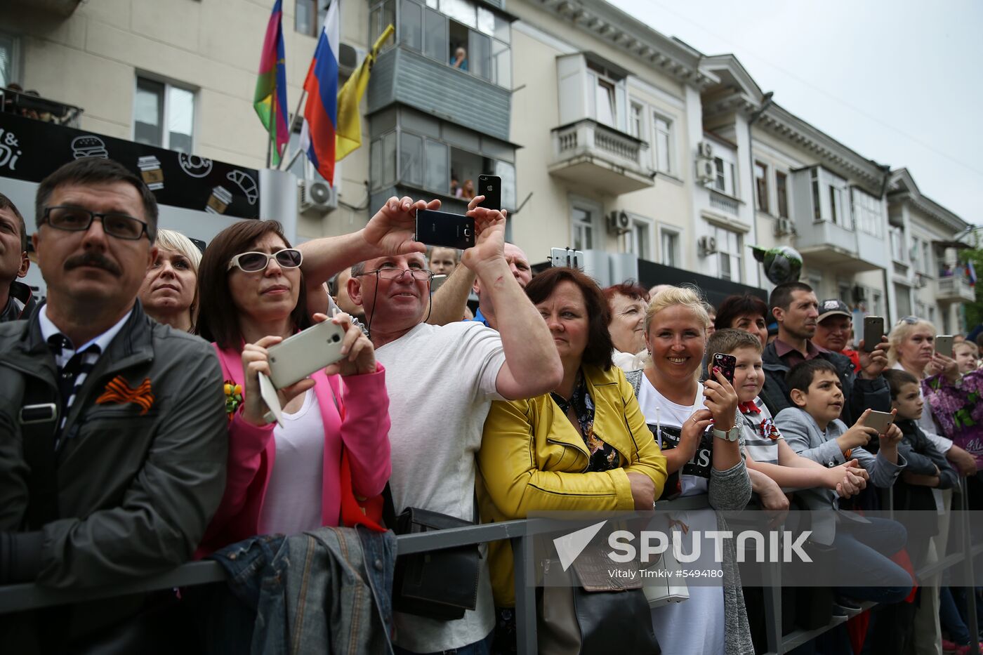 Victory Day celebrations in Russian cities