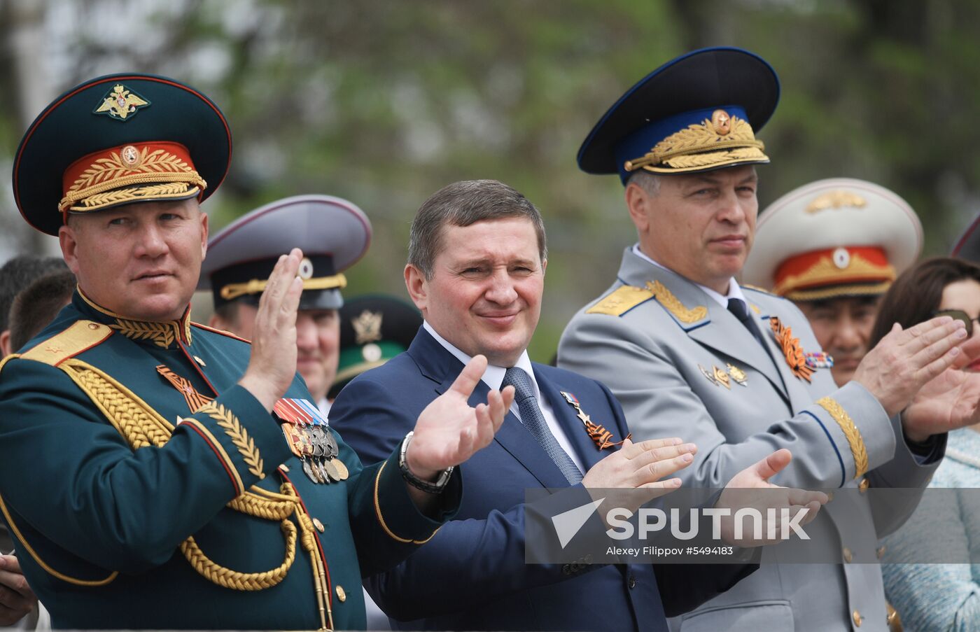 Victory Day celebrations in Russian cities