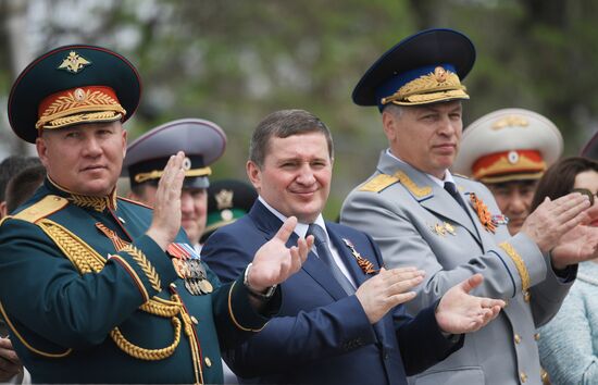 Victory Day celebrations in Russian cities