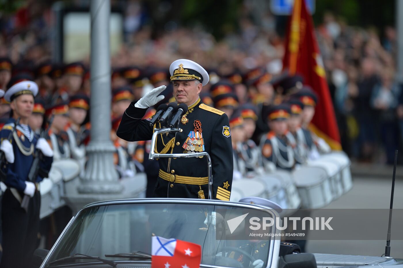 Victory Day celebrations in Russian cities