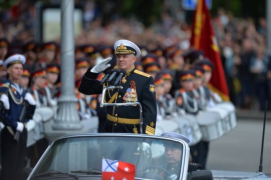 Victory Day celebrations in Russian cities