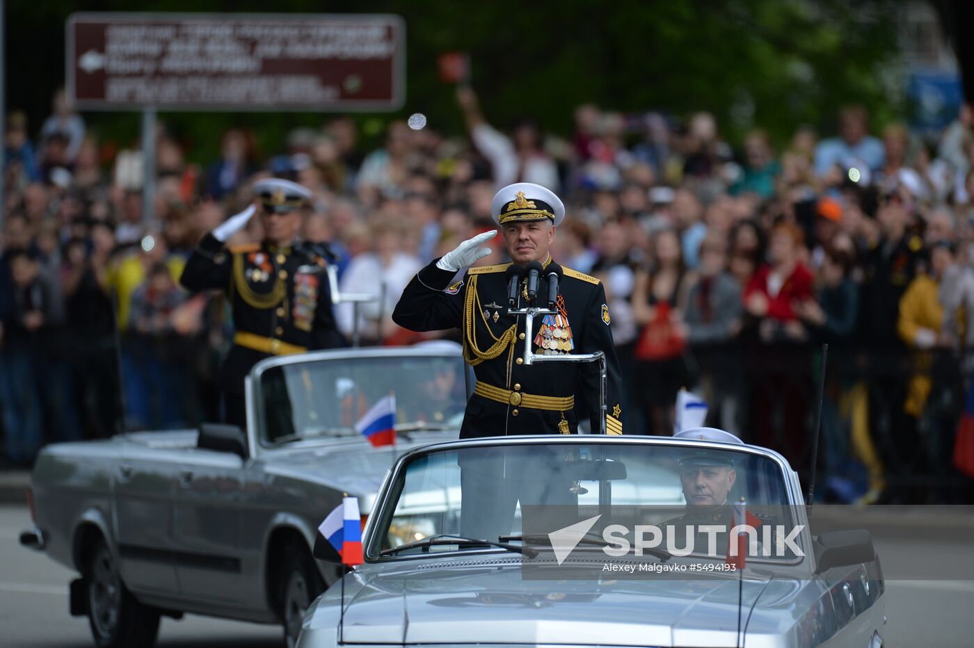 Victory Day celebrations in Russian cities