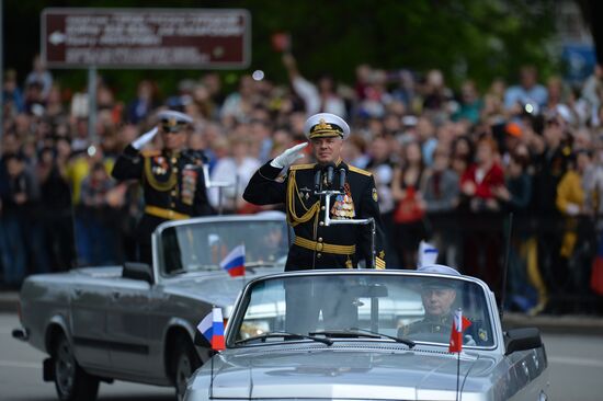 Victory Day celebrations in Russian cities
