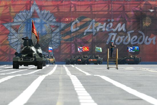 Victory Day celebrations in Russian cities