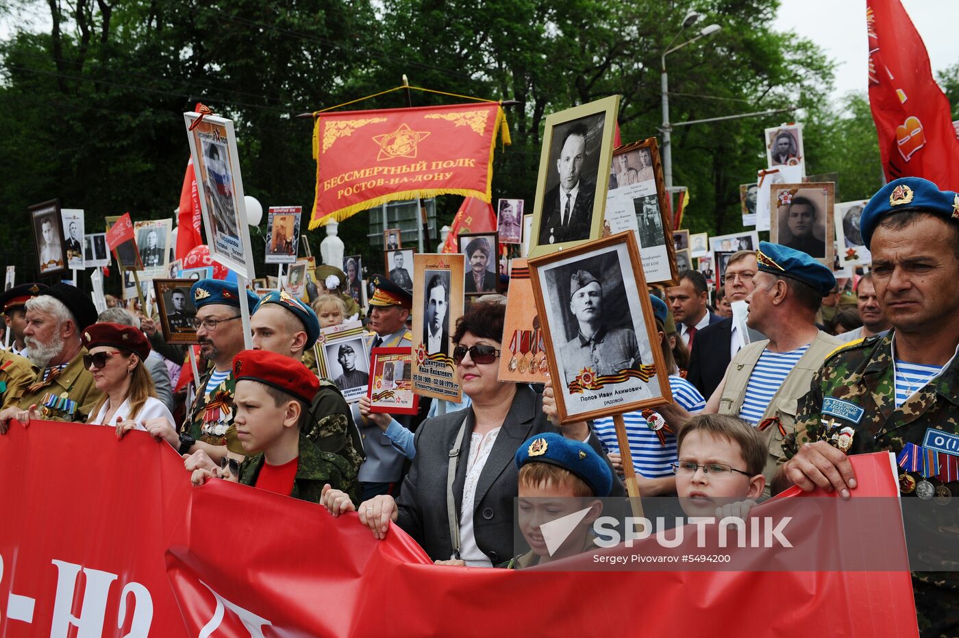 Immortal Regiment event in Russian cities