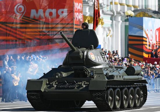 Victory Day celebrations in Russian cities